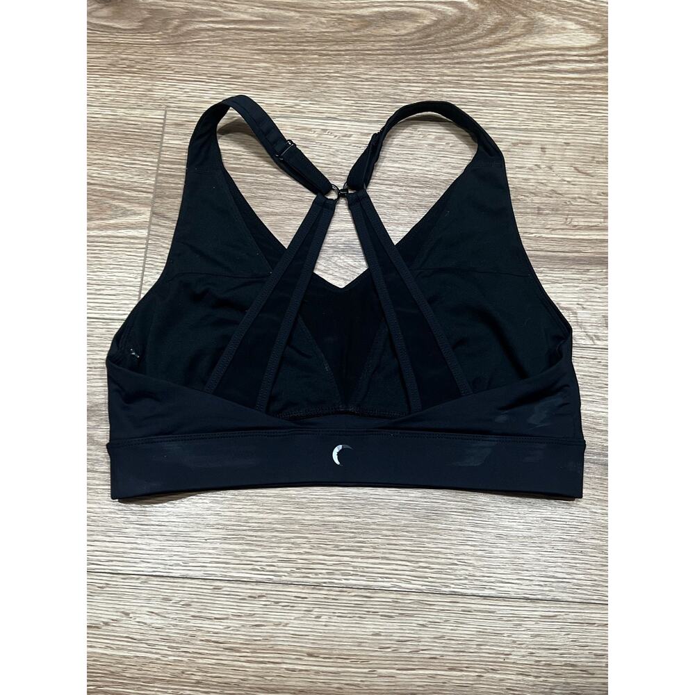 Zyia Active Womens Sports Bra Size M Black Strappy Back Supportive Medium (A00) - Picture 2 of 3